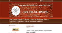 Desktop Screenshot of caminchopeforhomeless.org